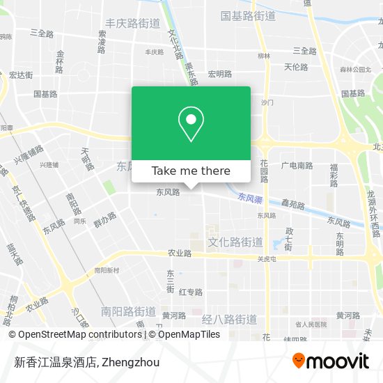 新香江温泉酒店 map