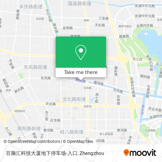 百脑汇科技大厦地下停车场-入口 map