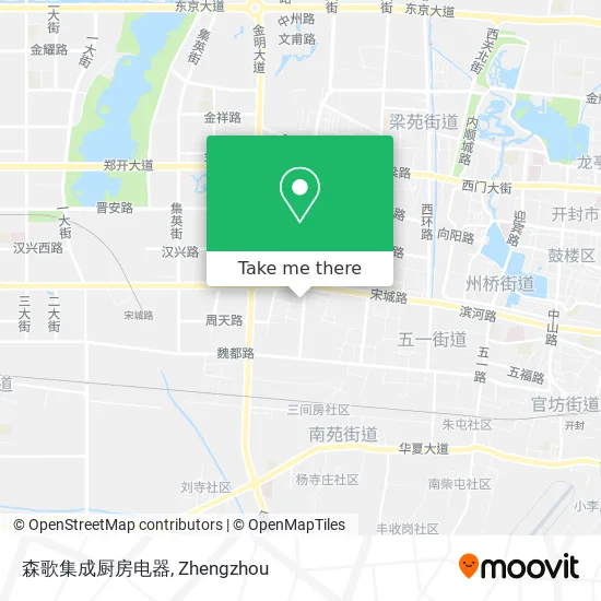 森歌集成厨房电器 map
