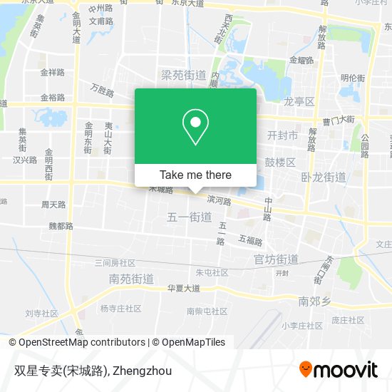 双星专卖(宋城路) map