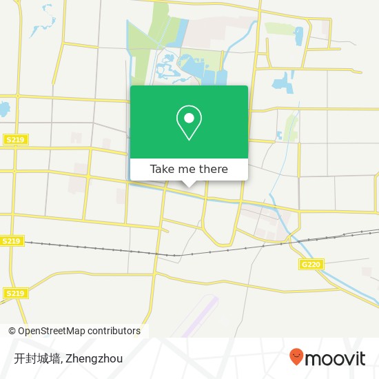 开封城墙 map