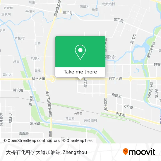 大桥石化科学大道加油站 map
