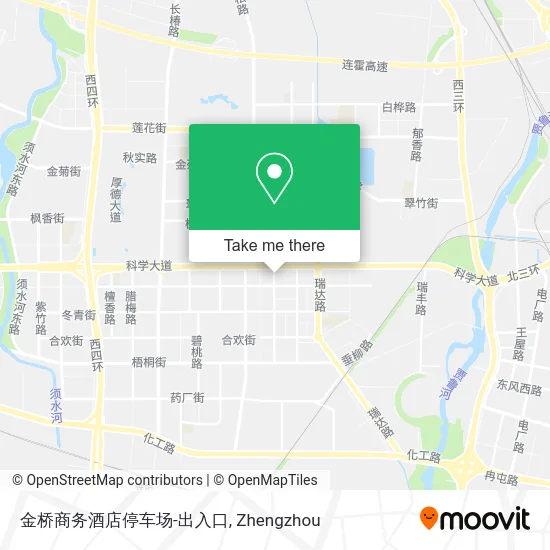 金桥商务酒店停车场-出入口 map