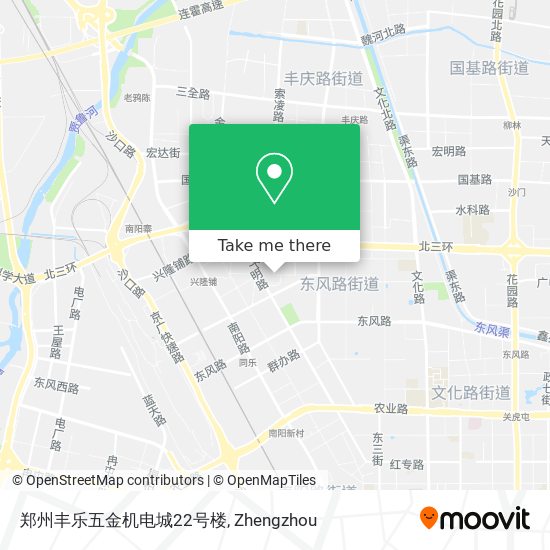 郑州丰乐五金机电城22号楼 map