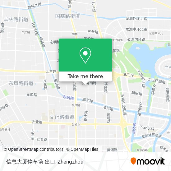 信息大厦停车场-出口 map