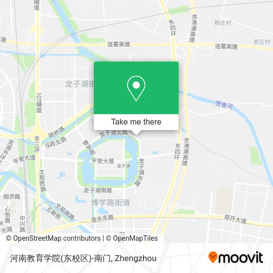 河南教育学院(东校区)-南门 map