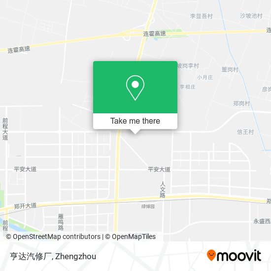 亨达汽修厂 map