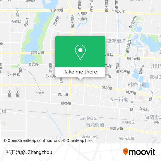 郑开汽修 map