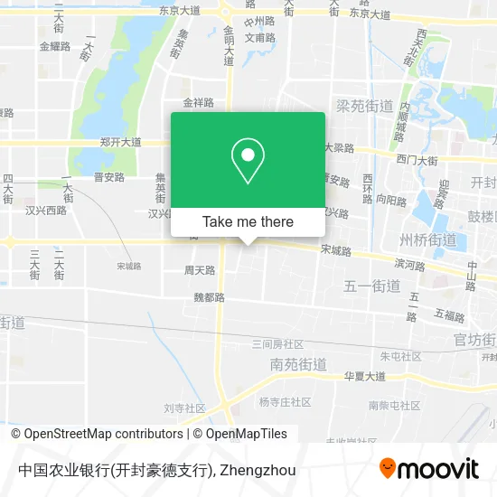 中国农业银行(开封豪德支行) map