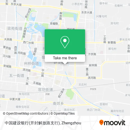 中国建设银行(开封解放路支行) map