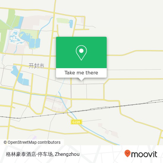 格林豪泰酒店-停车场 map