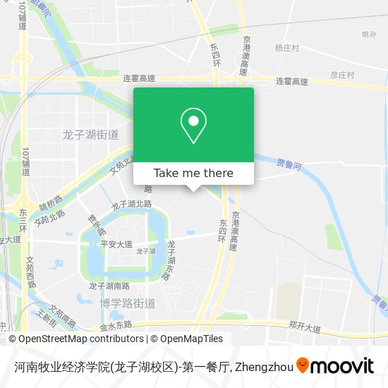 河南牧业经济学院(龙子湖校区)-第一餐厅 map