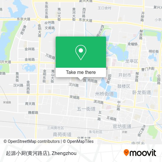 起源小厨(黄河路店) map