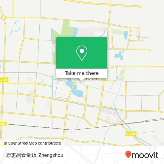 康惠副食量贩 map