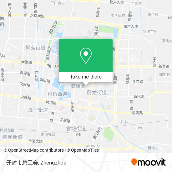 开封市总工会 map