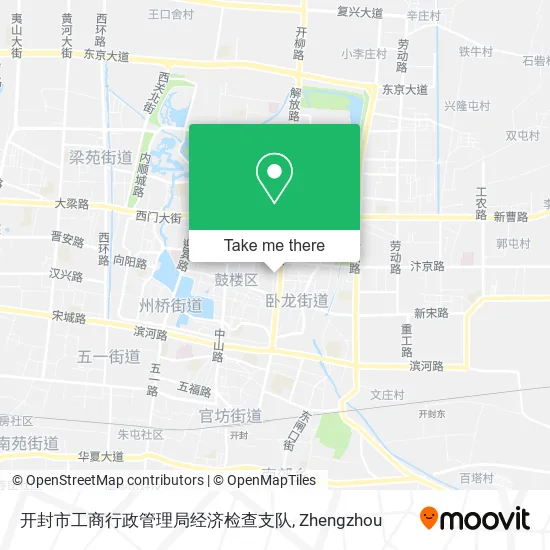开封市工商行政管理局经济检查支队 map