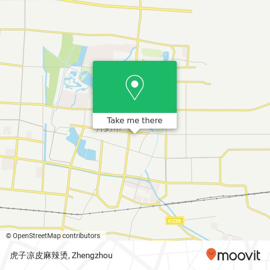 虎子凉皮麻辣烫 map
