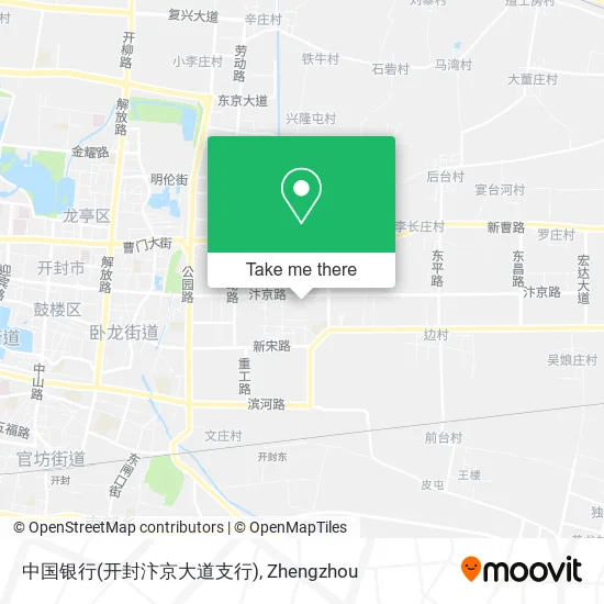 中国银行(开封汴京大道支行) map