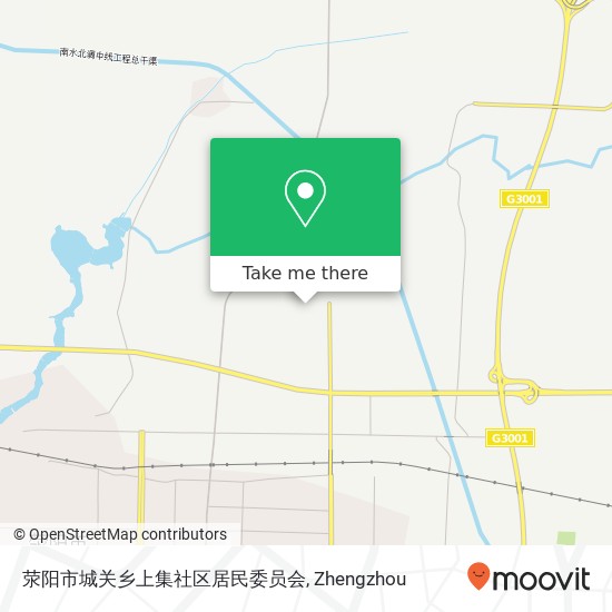 荥阳市城关乡上集社区居民委员会 map