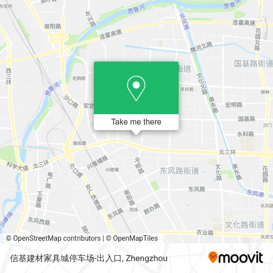 信基建材家具城停车场-出入口 map