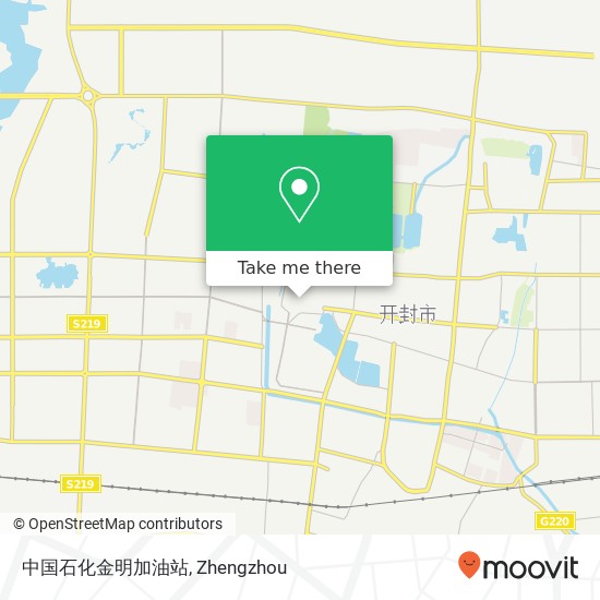 中国石化金明加油站 map