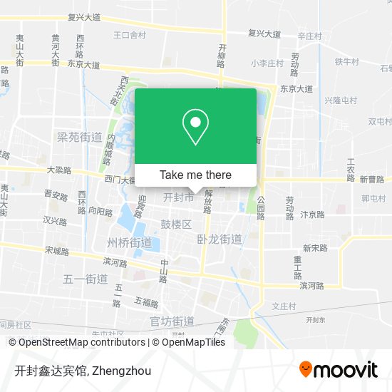 开封鑫达宾馆 map