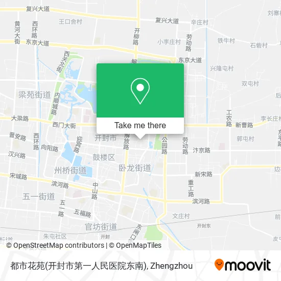 都市花苑(开封市第一人民医院东南) map