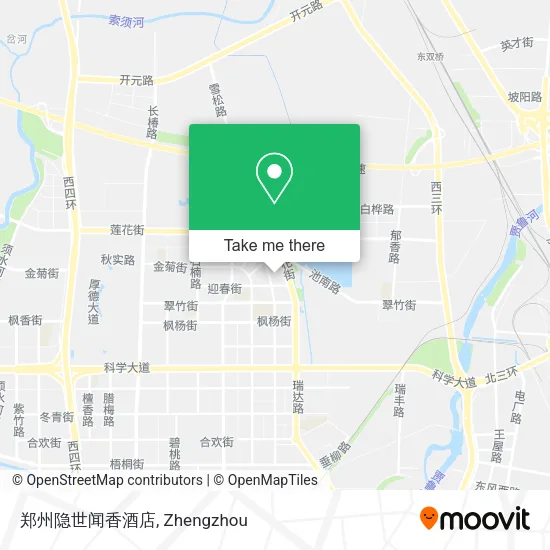 郑州隐世闻香酒店 map