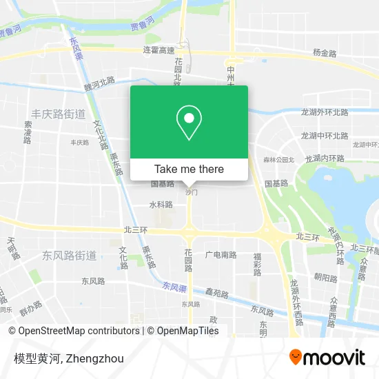 模型黄河 map