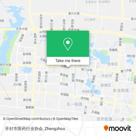 开封市医药行业协会 map