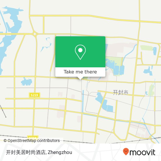 开封美居时尚酒店 map