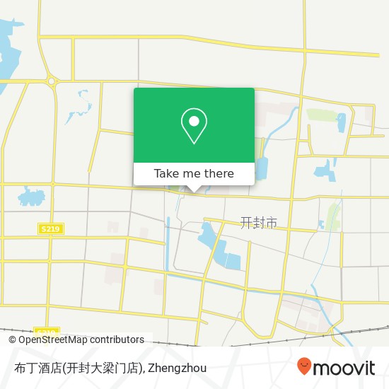 布丁酒店(开封大梁门店) map