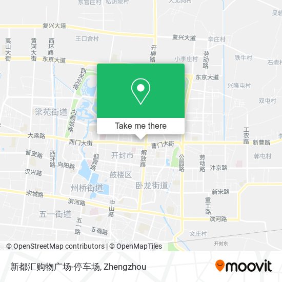 新都汇购物广场-停车场 map