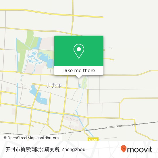 开封市糖尿病防治研究所 map