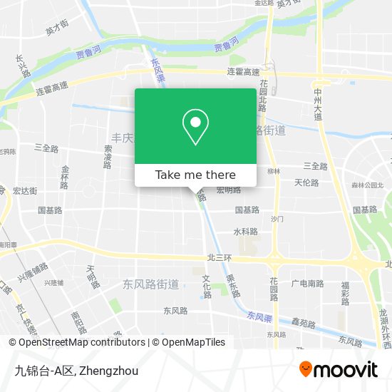 九锦台-A区 map