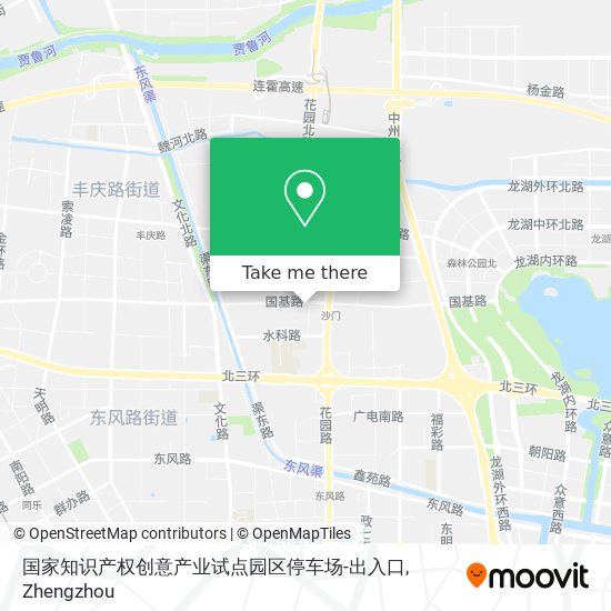 国家知识产权创意产业试点园区停车场-出入口 map