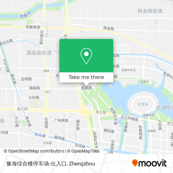 豫海综合楼停车场-出入口 map