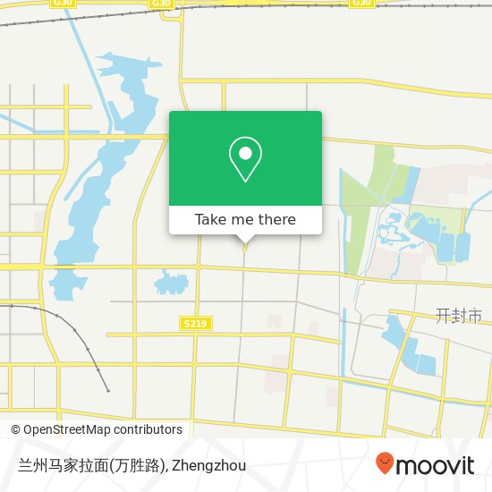 兰州马家拉面(万胜路) map