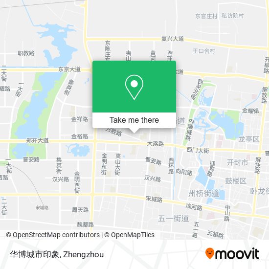 华博城市印象 map