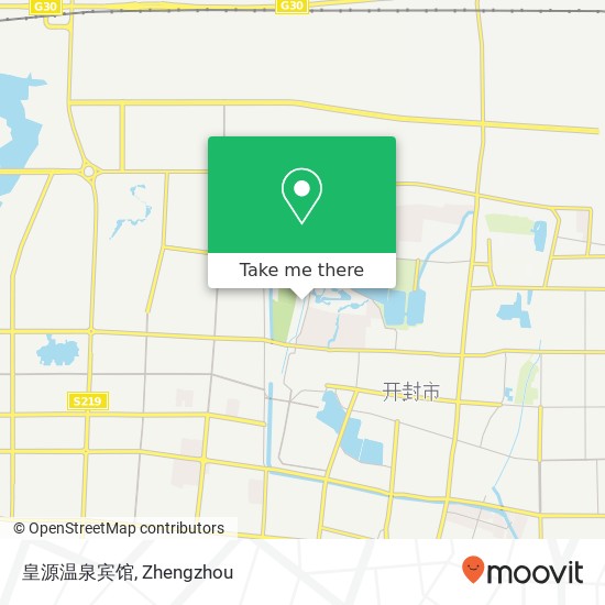皇源温泉宾馆 map