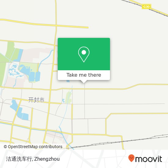 洁通洗车行 map
