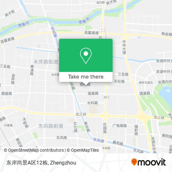 东岸尚景A区12栋 map