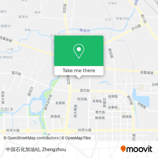 中国石化加油站 map