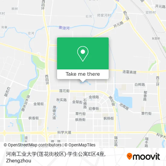 河南工业大学(莲花街校区)-学生公寓E区4座 map