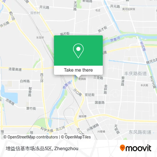 增益信基市场冻品5区 map