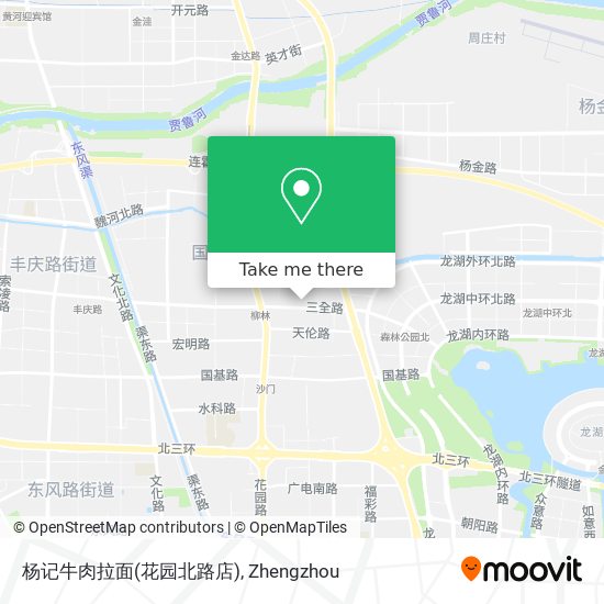 杨记牛肉拉面(花园北路店) map