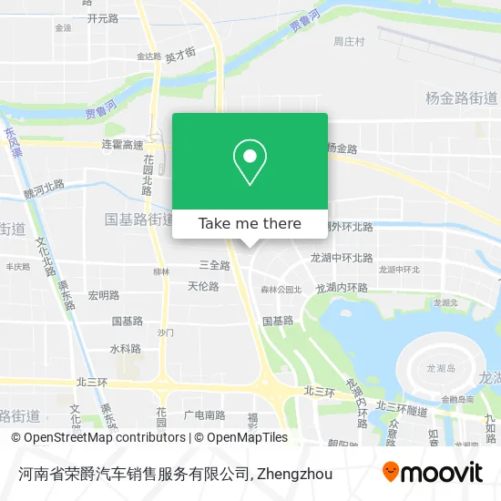 河南省荣爵汽车销售服务有限公司 map