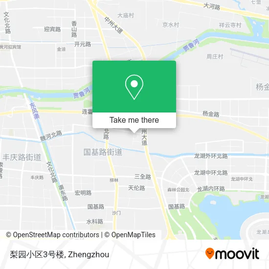 梨园小区3号楼 map