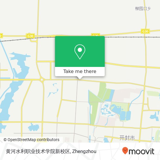 黄河水利职业技术学院新校区 map