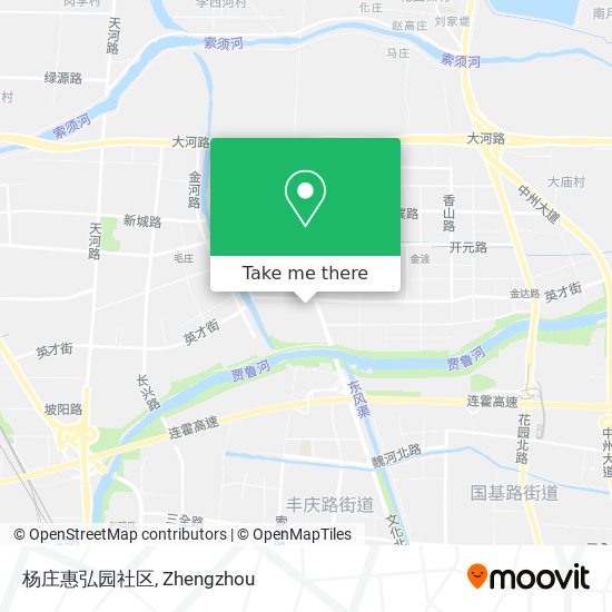 杨庄惠弘园社区 map
